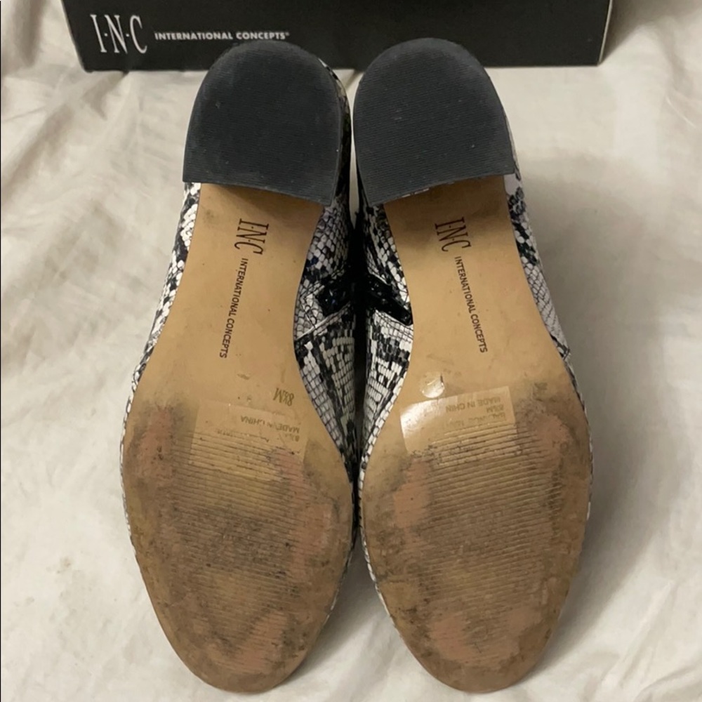 INC Snake Print booties - Picture 3 of 3